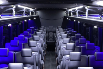 Alexandria Charter Bus Interior