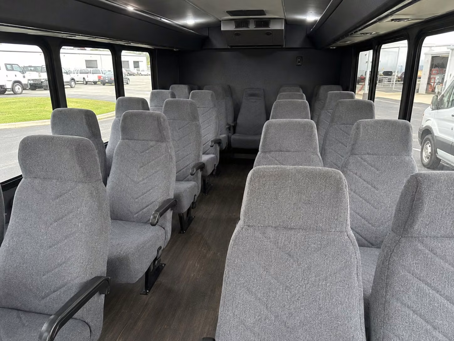 15 passenger minibus inside