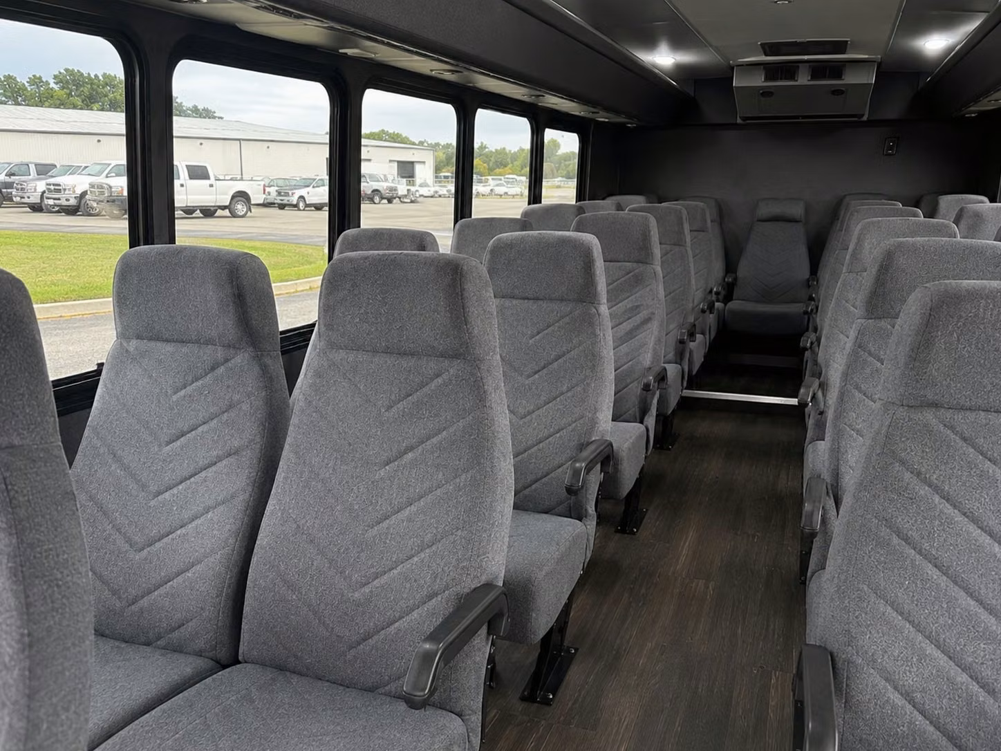 15 passenger minibus interior