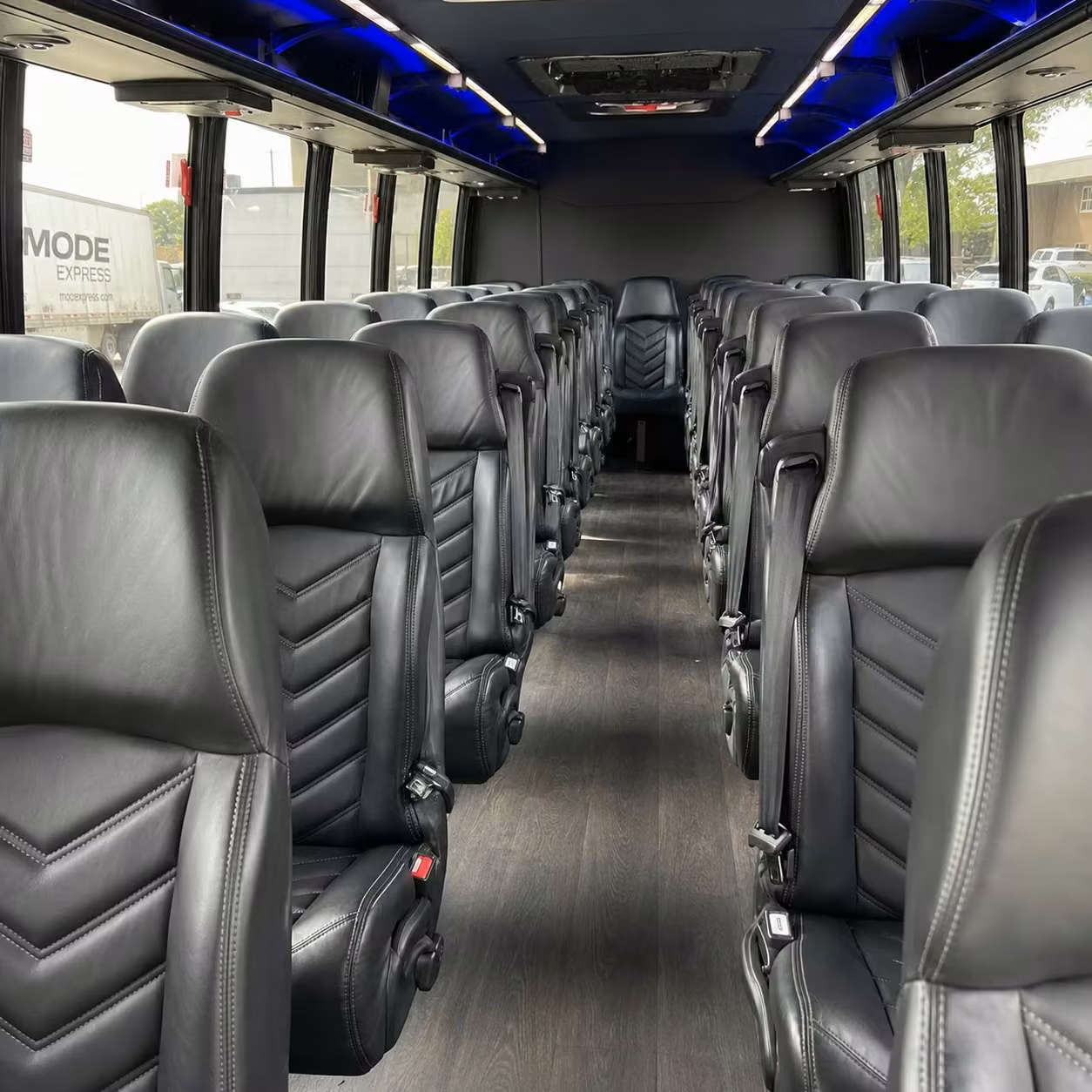 30 passenger minibus interior