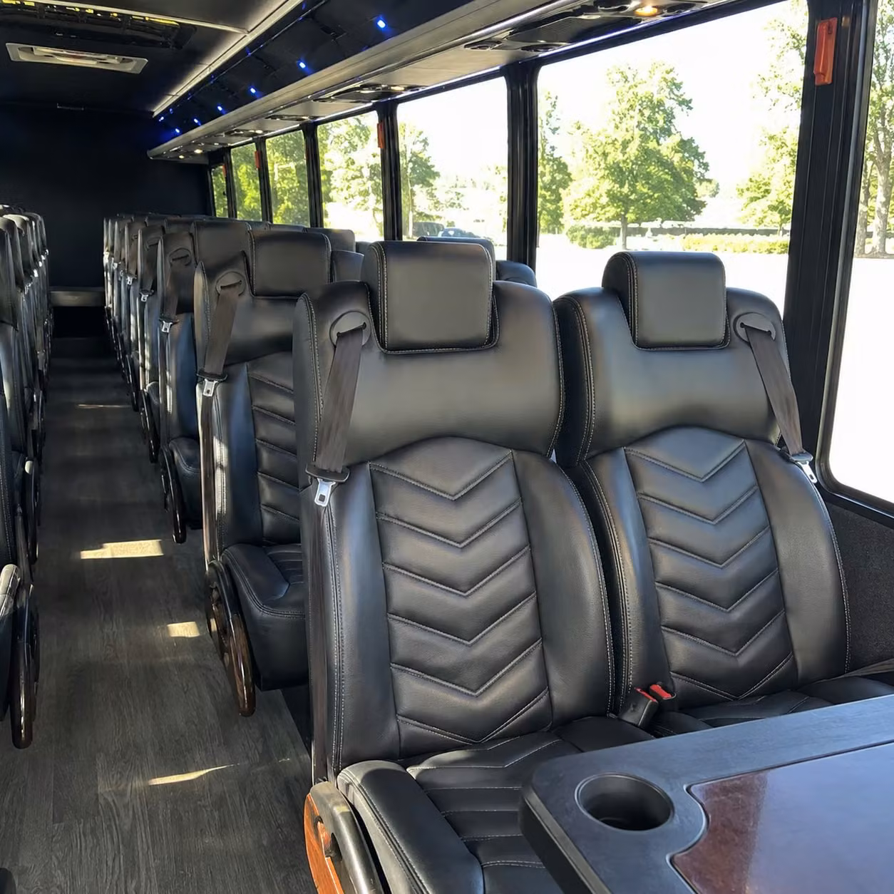 35 passenger minibus inside