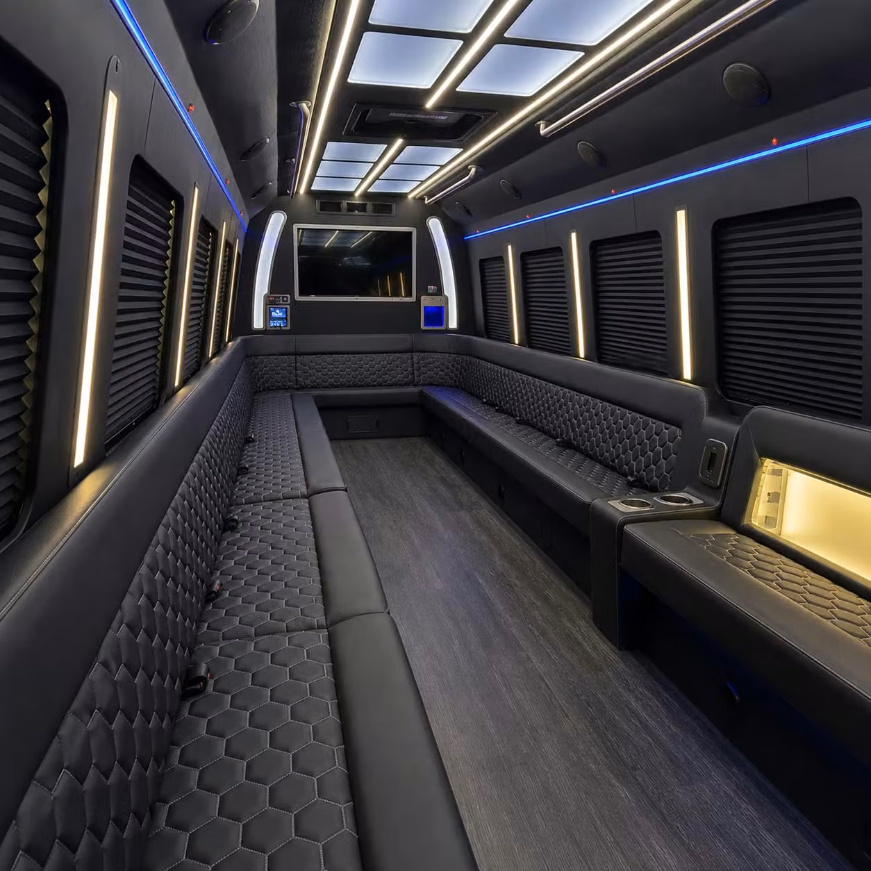 party bus interior