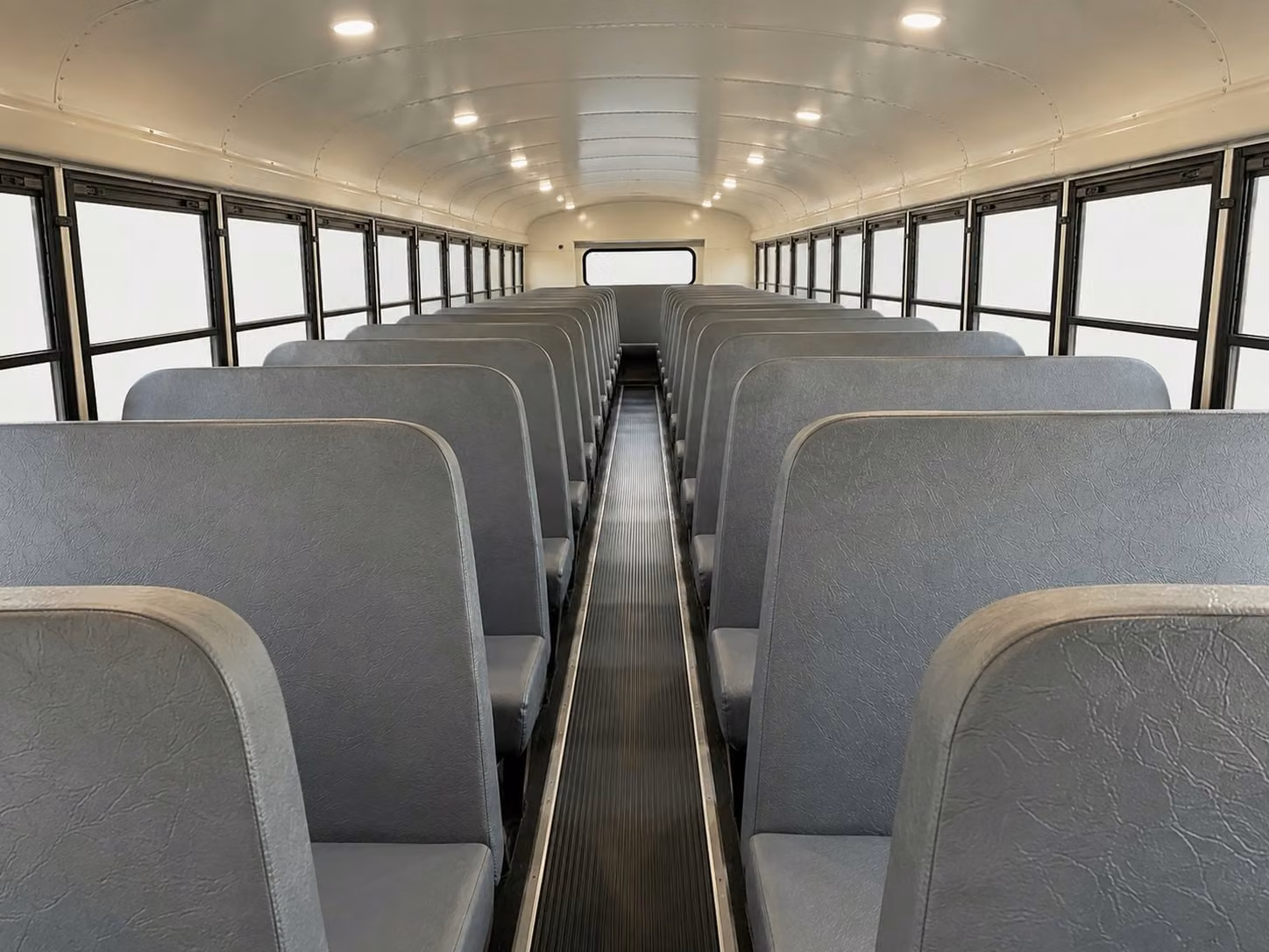 school bus interior